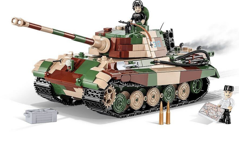 tiger ii in dreifach-tarnung von cobi