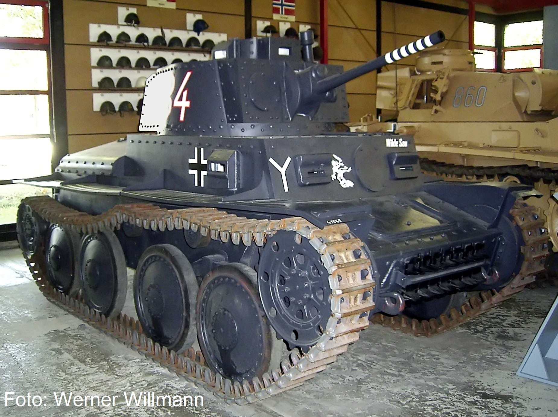 Panzer 38 in einem Museum