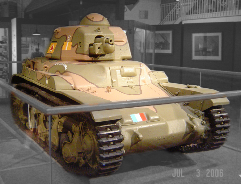 renault r35 in einem museum