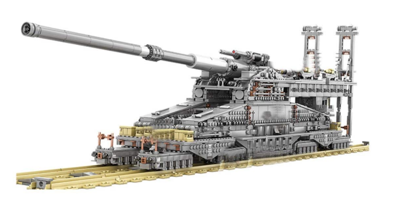 Lego Deko Modell ,,Schwerer Gustav Kal. 80cm in Bayern - Kulmain