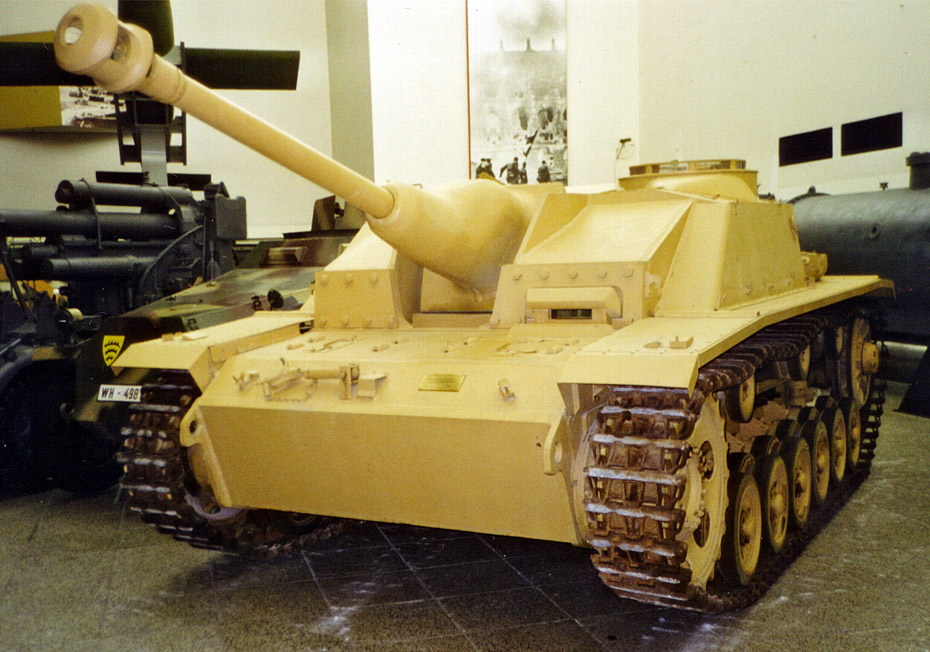 sturmgeschütz 3 in einem museum