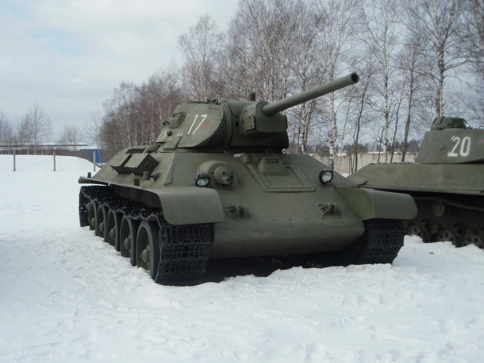 t-34 im schnee