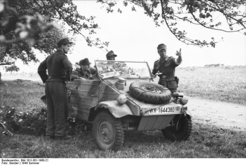 Kübelwagen in Nordfrankreich