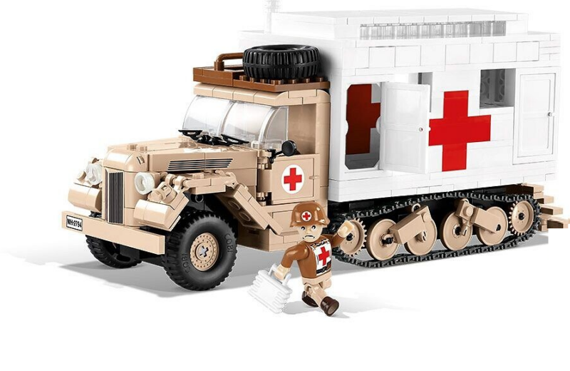 Maultier Halbkettenfahrzeug Cobi in einer Sanitäter-Version